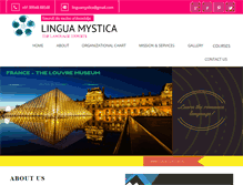Tablet Screenshot of linguamystica.org